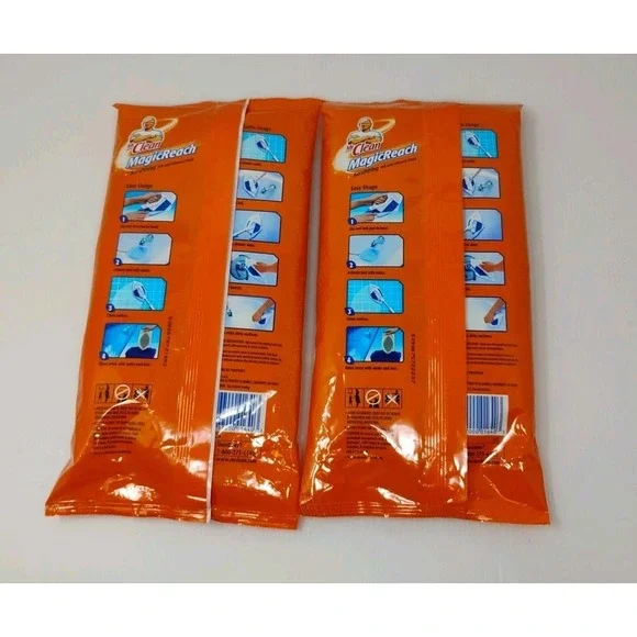 Mr Clean Magic Reach Scrubbing Tub + Shower Refill Pads 2 Opened Packs -SEE NOTE - Picture 3 of 6